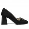 Pantofi eleganti dama 1291 negru antilopa