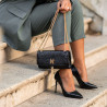Women stylish, elegant shoes 1289 black