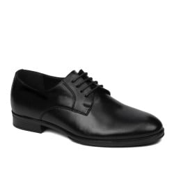 Men stylish, elegant shoes 958 black