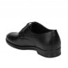 Men stylish, elegant shoes 958 black