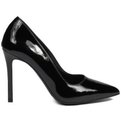 Women stylish, elegant shoes 1299 patent black