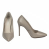 Women stylish, elegant shoes 1299 beige