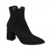 Women boots 1193 black antilopa