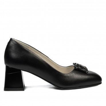 Women stylish, elegant shoes 1298-1 black