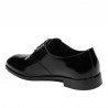 Men stylish, elegant shoes 959 black florantic