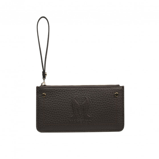 Portmoneu/portofel 202g dark brown elefant