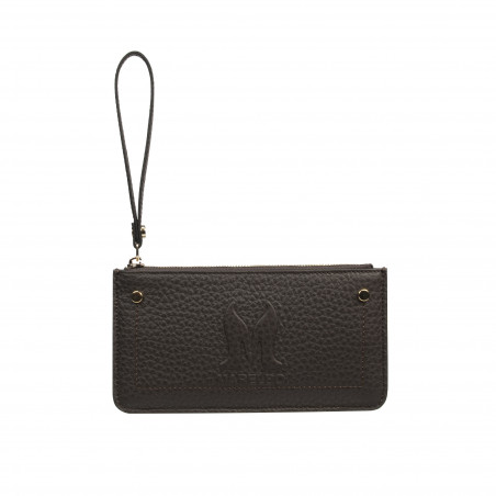 Portmoneu/portofel 202g dark brown elefant
