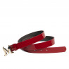 Women belt 41m patent red