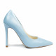 Women stylish, elegant shoes 1302 ciel