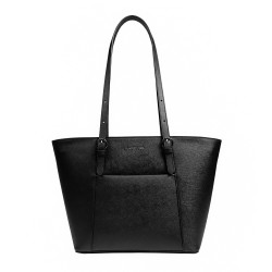 Women shoulder bag 021g 01 black safiano