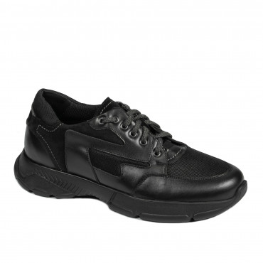 Pantofi sport barbati 966 black combined
