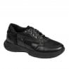 Pantofi sport barbati 966 negru combinat