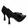 Pantofi eleganti dama 1312 negru antilopa