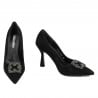 Pantofi eleganti dama 1312 negru antilopa