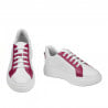 Women sport shoes 6073 white+fuxia