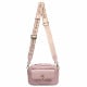 Women shoulder bag 014g pink pudra