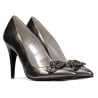 Pantofi eleganti dama 1279 argintiu sidef