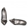Pantofi eleganti dama 1279 argintiu sidef