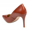 Women stylish, elegant shoes 1320 brown