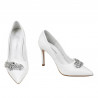 Women stylish, elegant shoes 1300 white