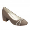 Women stylish, elegant shoes 1336 sand antilopa