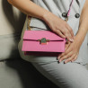 Women shoulder bag 020g pink barbie