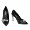 Women stylish, elegant shoes 1300 black