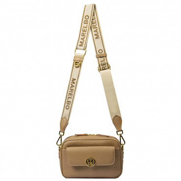 Women shoulder bag 014g cappuccino