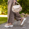 Women shoulder bag 026g biz beige