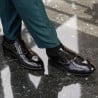 Pantofi eleganti barbati 964 negru florantic