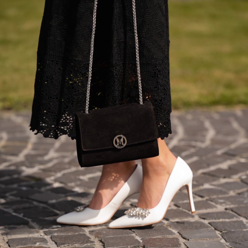 Pantofi eleganti dama 1300 alb lifestyle