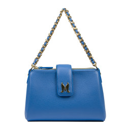 Women shoulder bag 003g blue regal