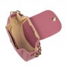 Women shoulder bag 027g pink zmeura