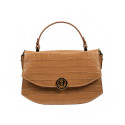 Women hand bag 023g croco brown
