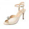 Women sandals 1329 white perlat