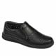 Men loafers, moccasins 925 black