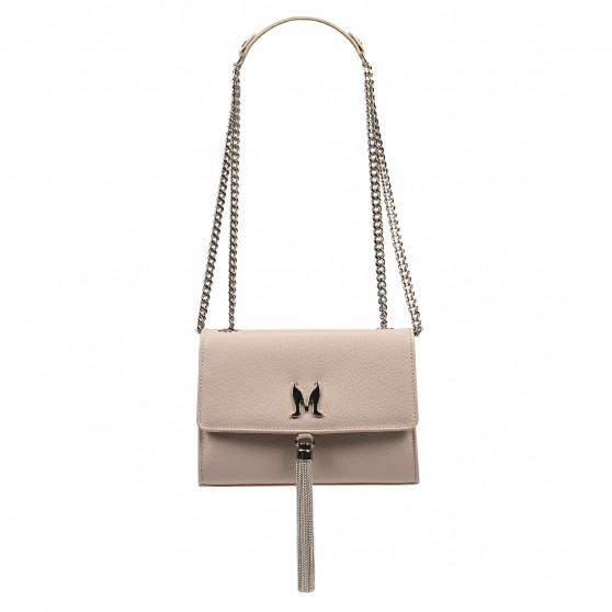 Women shoulder bag 009g 01 beige caviar