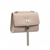 Women shoulder bag 009g 01 beige caviar