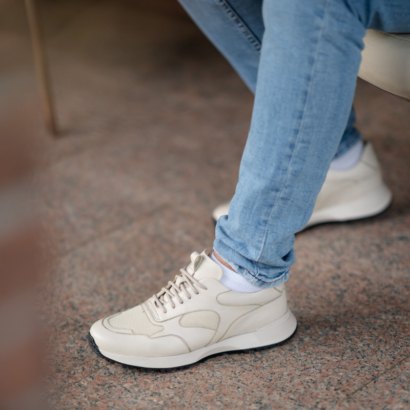 Pantofi sport barbati 974 bej lifestyle