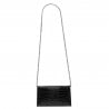 Women shoulder bag 029g 01 croco patent black