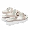 Women sandals 5106 white+ivory