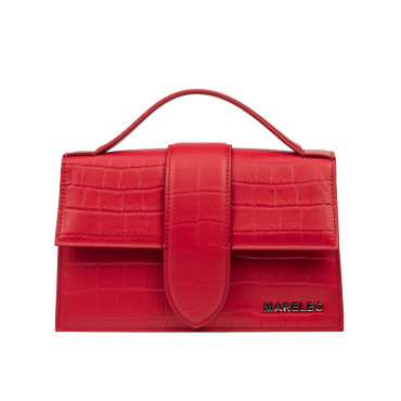 Women shoulder bag 028g 01 croco red