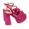 Sandale dama 1310 rosa velur 01