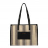 Geanta dama de plaja 031g black combined
