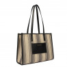 Geanta dama de plaja 031g black combined