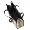 Geanta dama de plaja 031g black combined