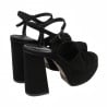 Sandale dama 1310 negru velur