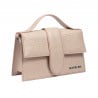 Women shoulder bag 028g 01 croco beige