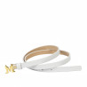 Women belt 42m biz white