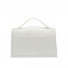 Women shoulder bag 028g 01 croco white